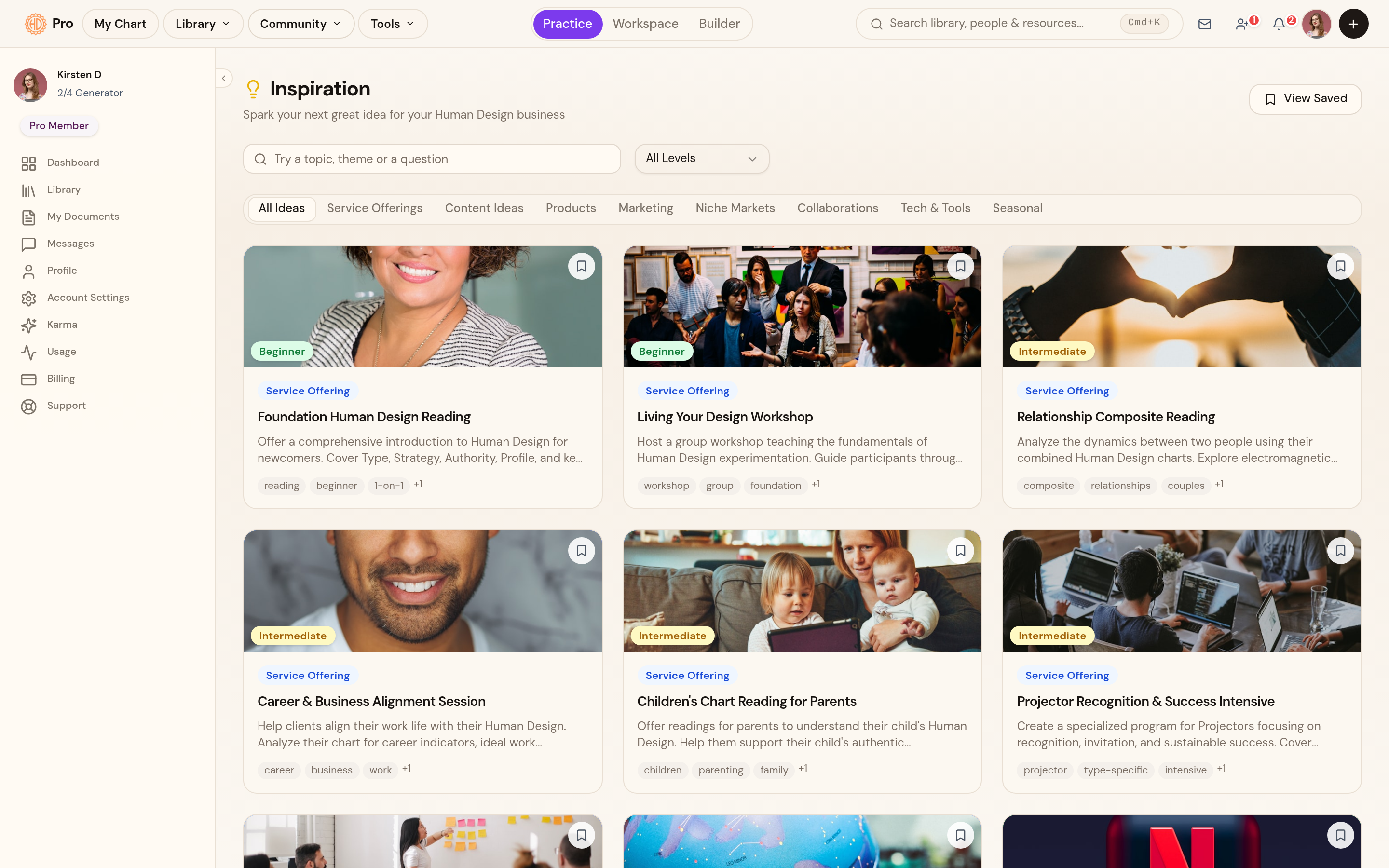 Inspiration: daily Human Design content ideas for your practice
